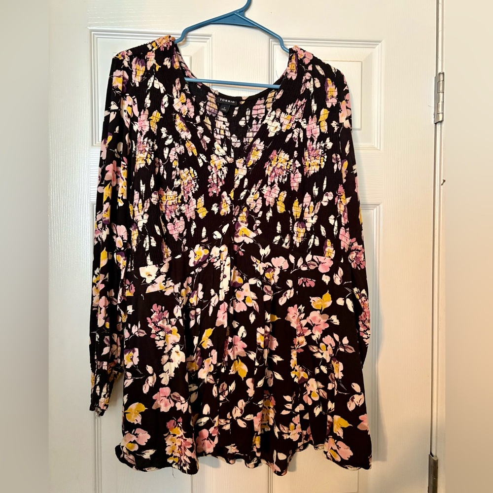 Floral Long Sleeve Blouse
